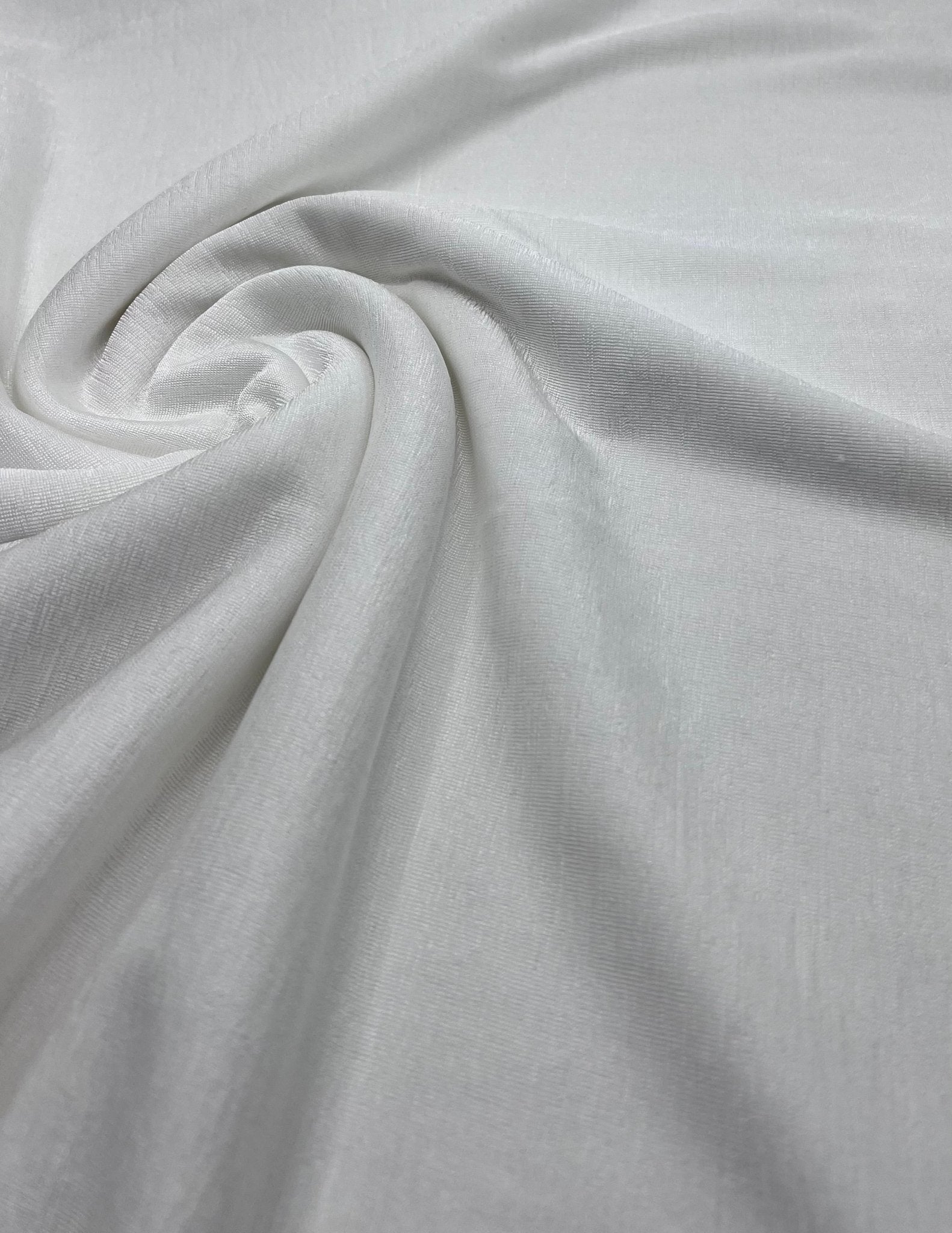 Ivory Acetate Slinky 4 Way Stretch Fabric - T9 Fabrics